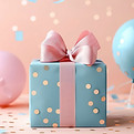 Gift With Balloons