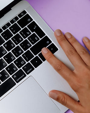 Computer keyboard with hand