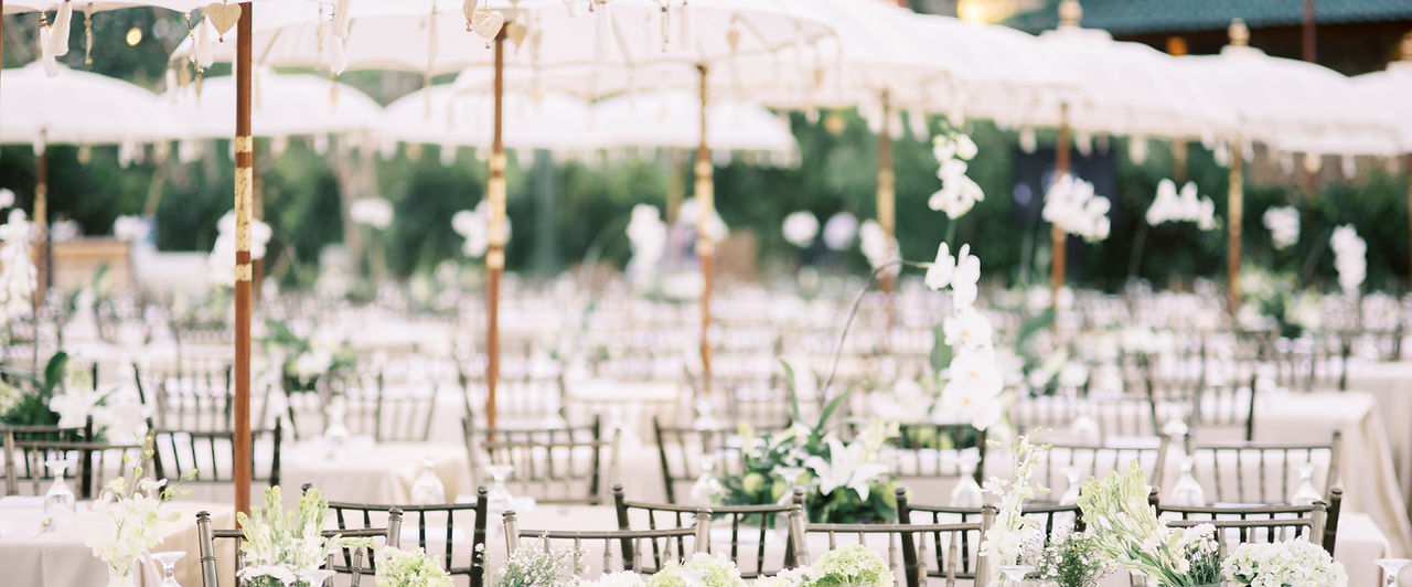 Outdoor Wedding Reception Setup