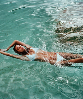 Swimming in Bikini