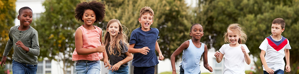 Children Running Outdoors