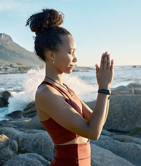Meditating by the Sea