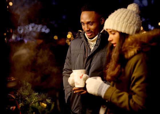 Couple in Winter Clothes