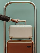 Luggage On Trolley