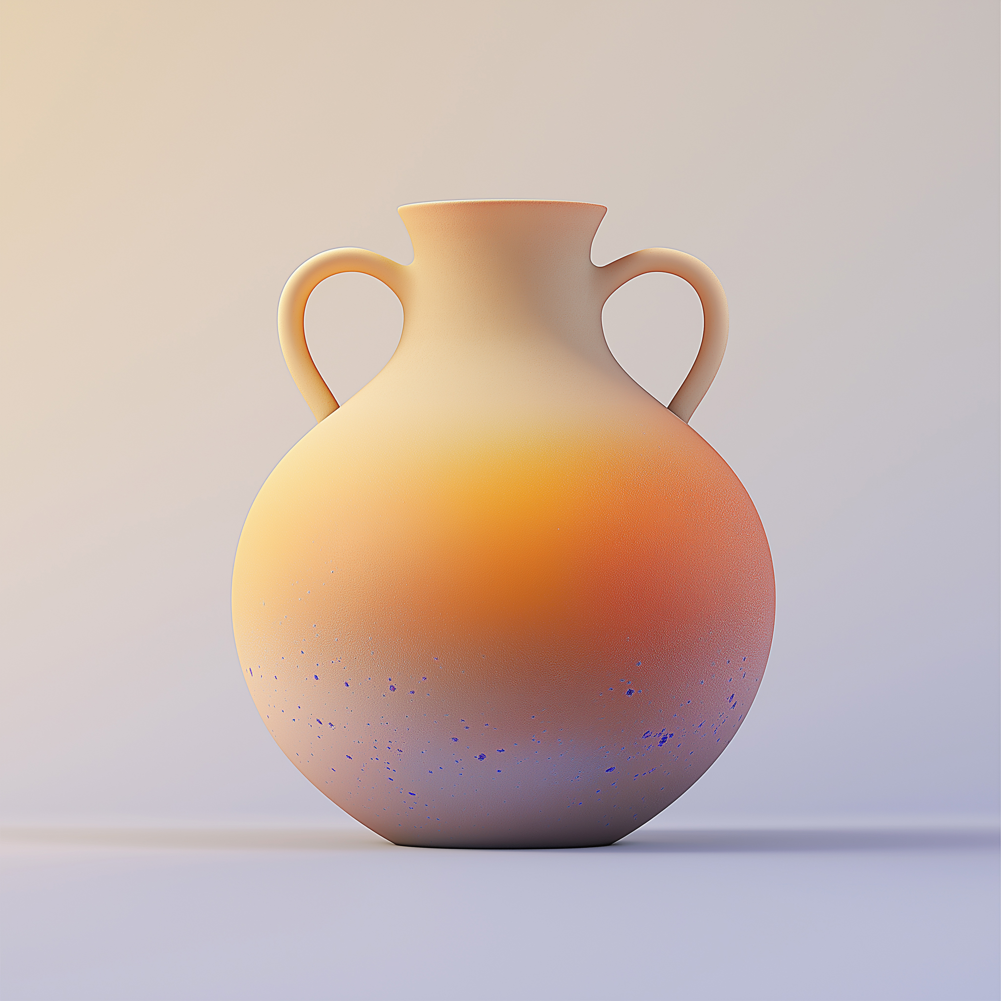 Vase en céramique dégradé