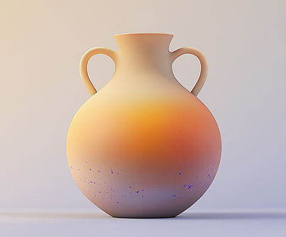 Gradient Ceramic Vase