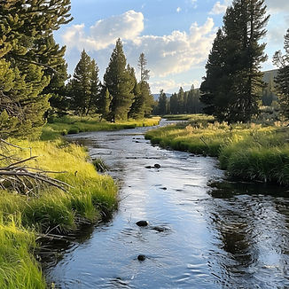 River Flowing