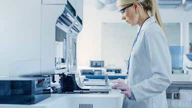 Scientist in laboratory