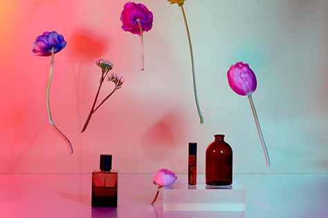 Flowers and Bottles