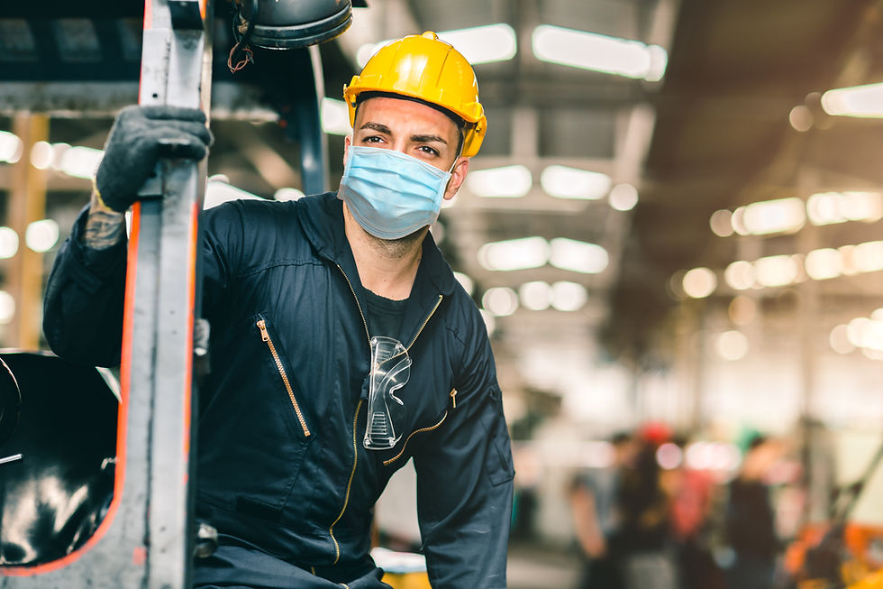 Portrait d'ouvrier d'usine
