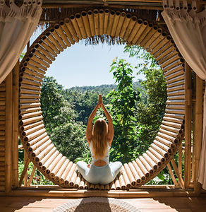 Woman Meditating in Nature