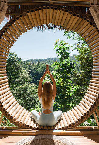 Woman Meditating in Nature