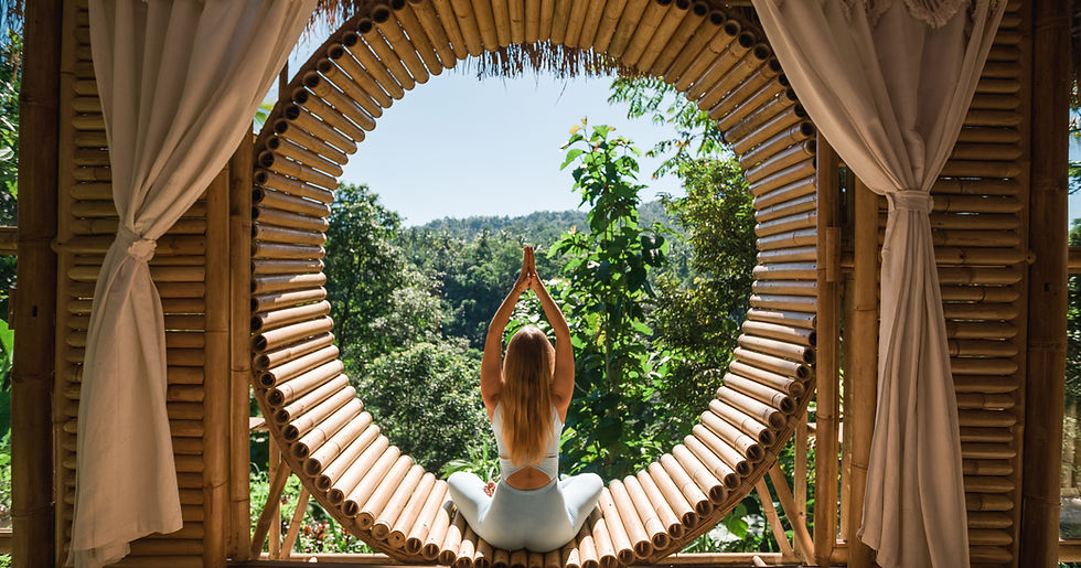 Woman Meditating in Nature