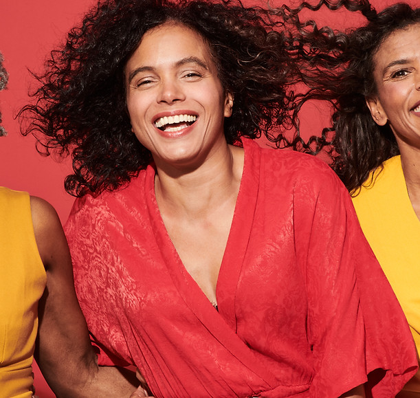 Women Smiling Together