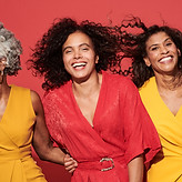 Women Smiling Together