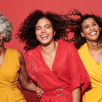 women celebrating together