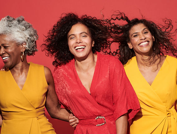 Women Smiling Together