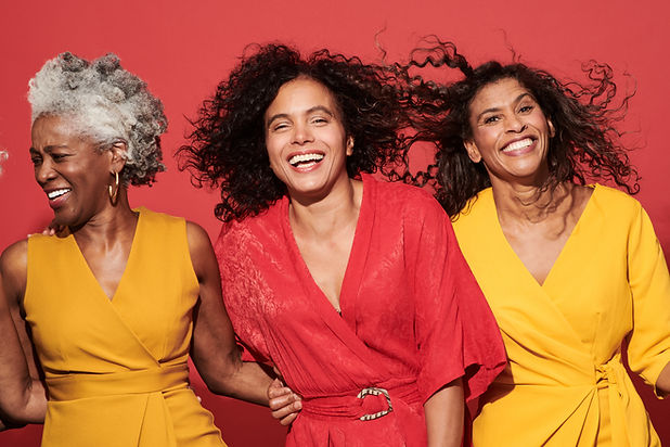 Women Smiling Together