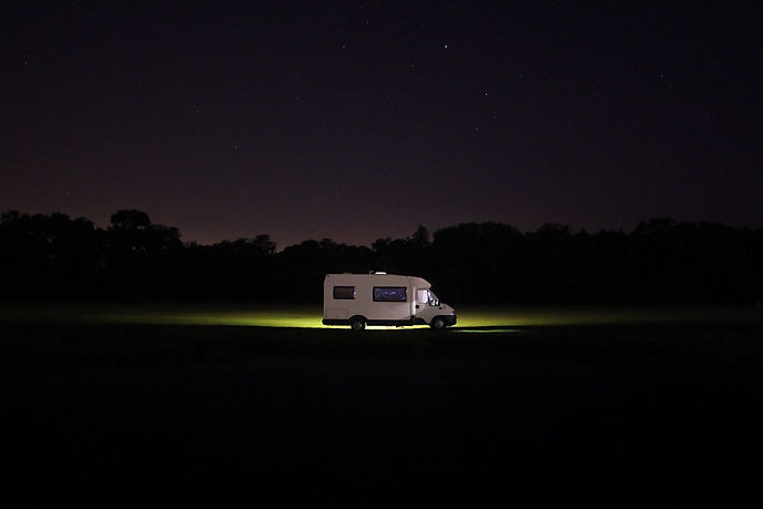 Campervan at Night