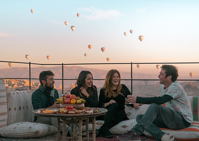Having Breakfast in Cappadocia