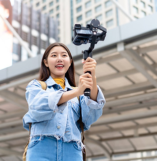 Person in front of Camera