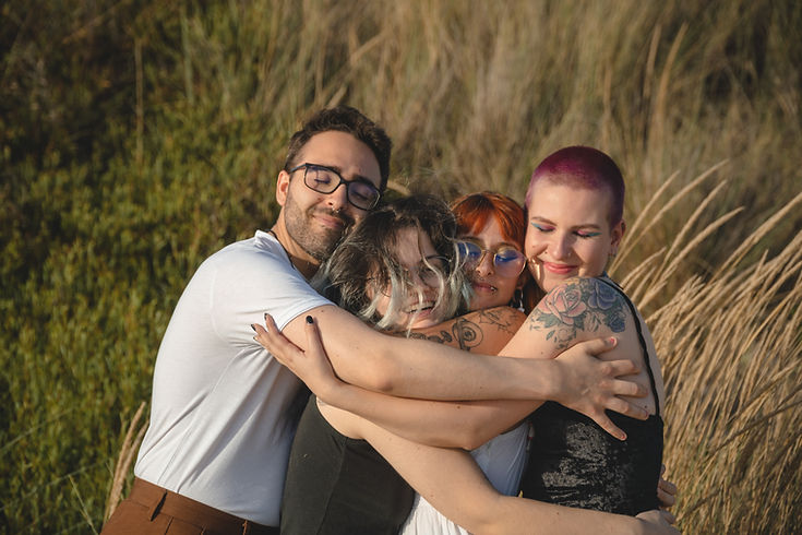 Abrazo grupal