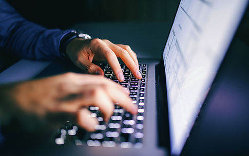 Laptop Typing