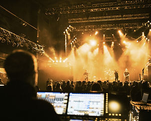 Sound Board at Rock Show