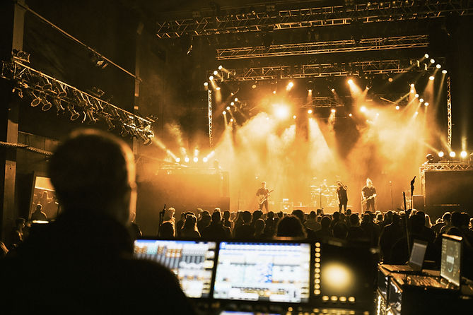 Sound Board at Rock Show
