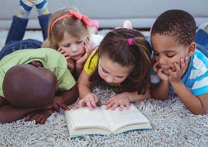Kids Reading Together