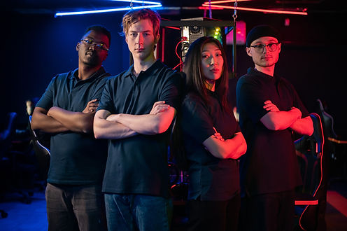 Gaming Team in Black