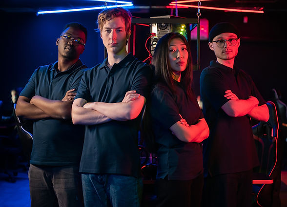 Team in Gaming Setting