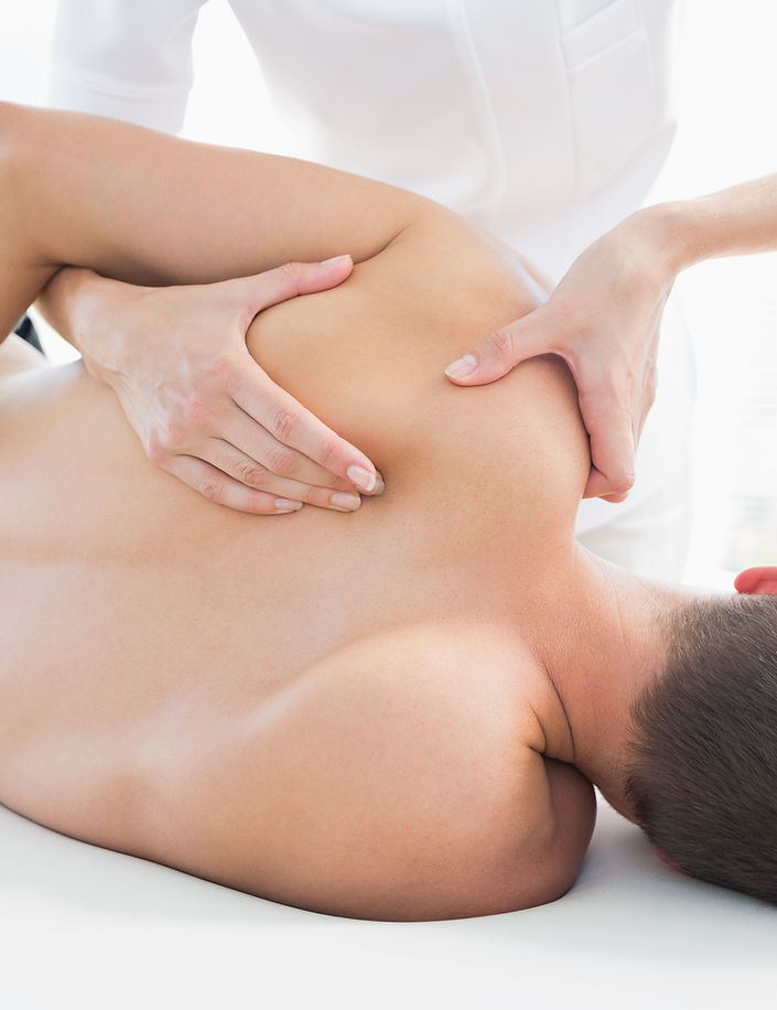 Massage du haut du dos