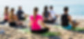 Yoga sur la plage