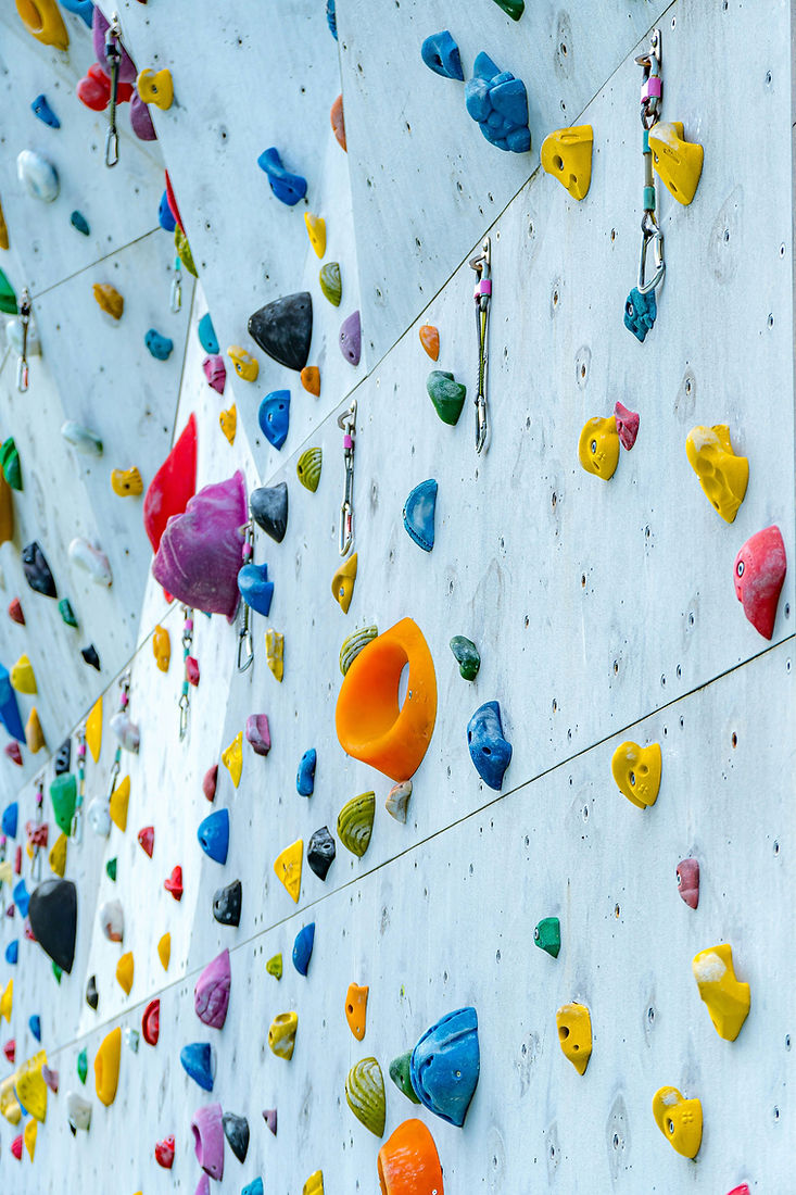 Colorful Climbing Wall