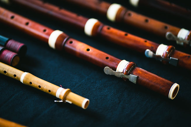 Wooden Flutes Display