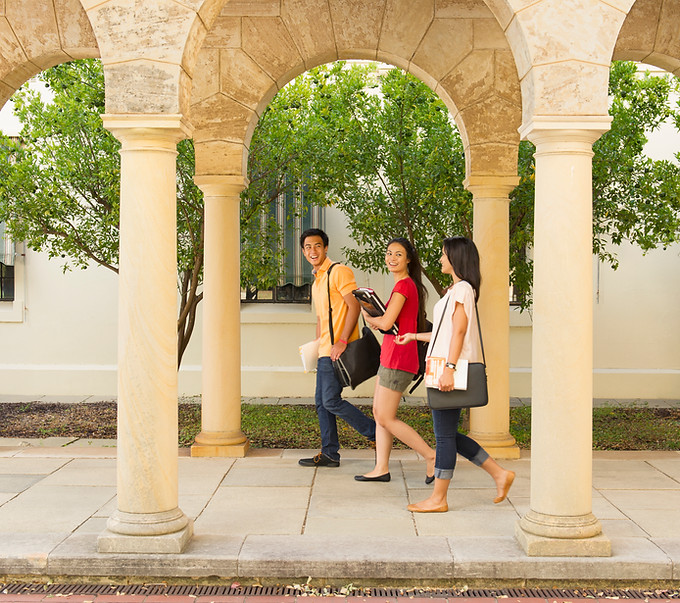 Students on Campus