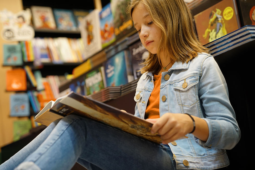 Girl Reading Book