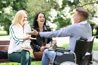 Friendly Outdoor Meeting
