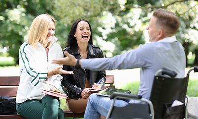Friendly Outdoor Meeting