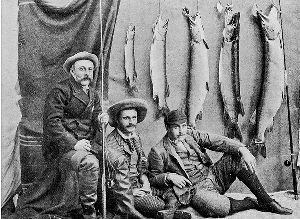 Antique Photograph of Fishermen