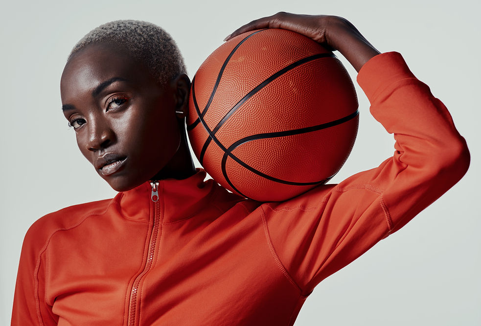 Woman With Basketball