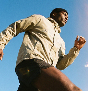 Man Running Outdoors