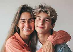 Mother and Teen Son