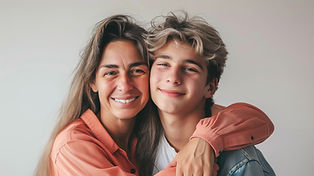 Mother and Teen Son