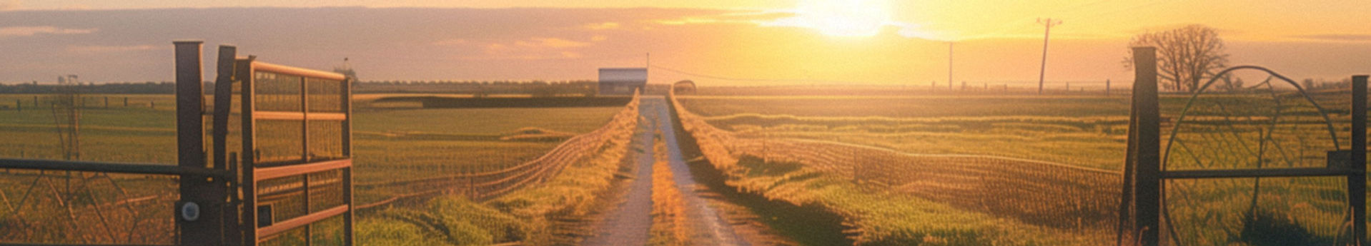 Sunset Over Path