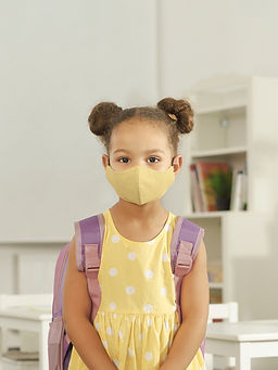 Schoolgirl with Mask