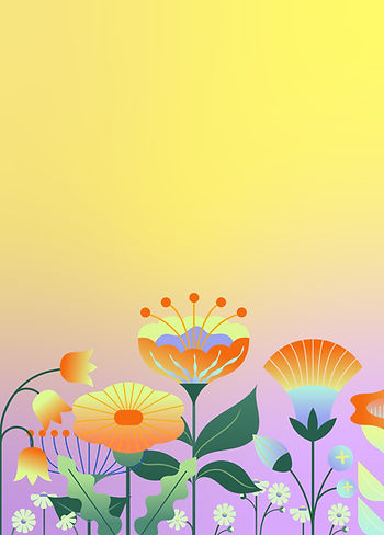 Colorful Floral Illustration