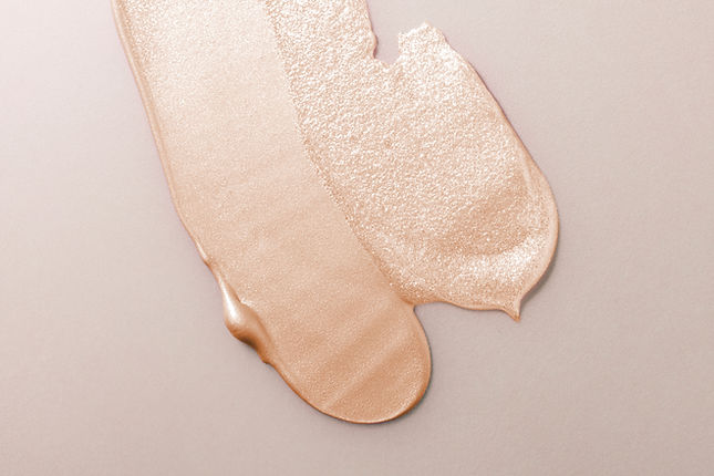 Shimmering Makeup Swatch