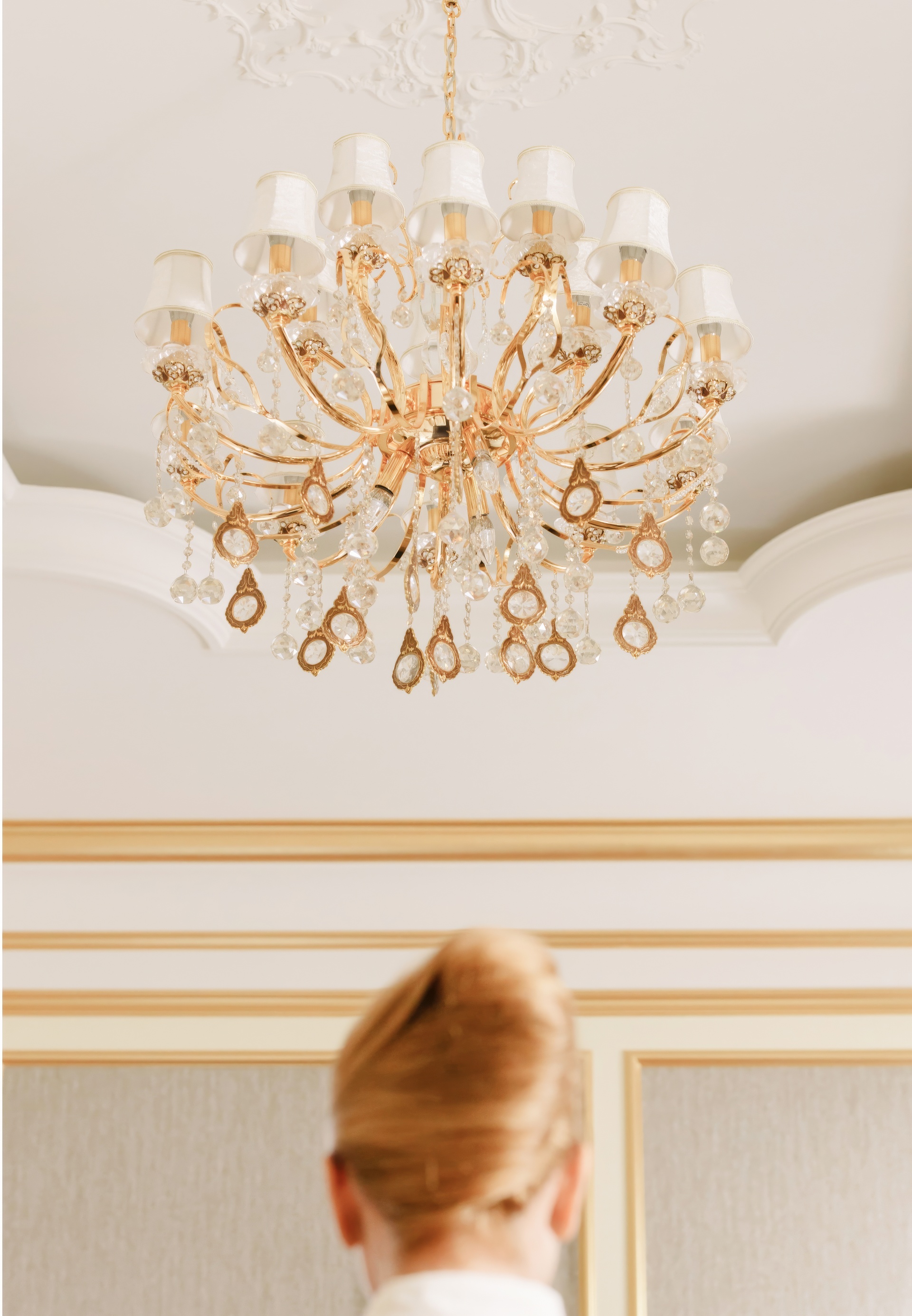 Elegant Gold Chandelier
